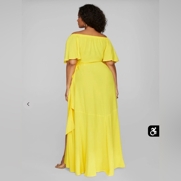 Off The Shoulder Wrap Maxi Dress - Picture 3 of 4